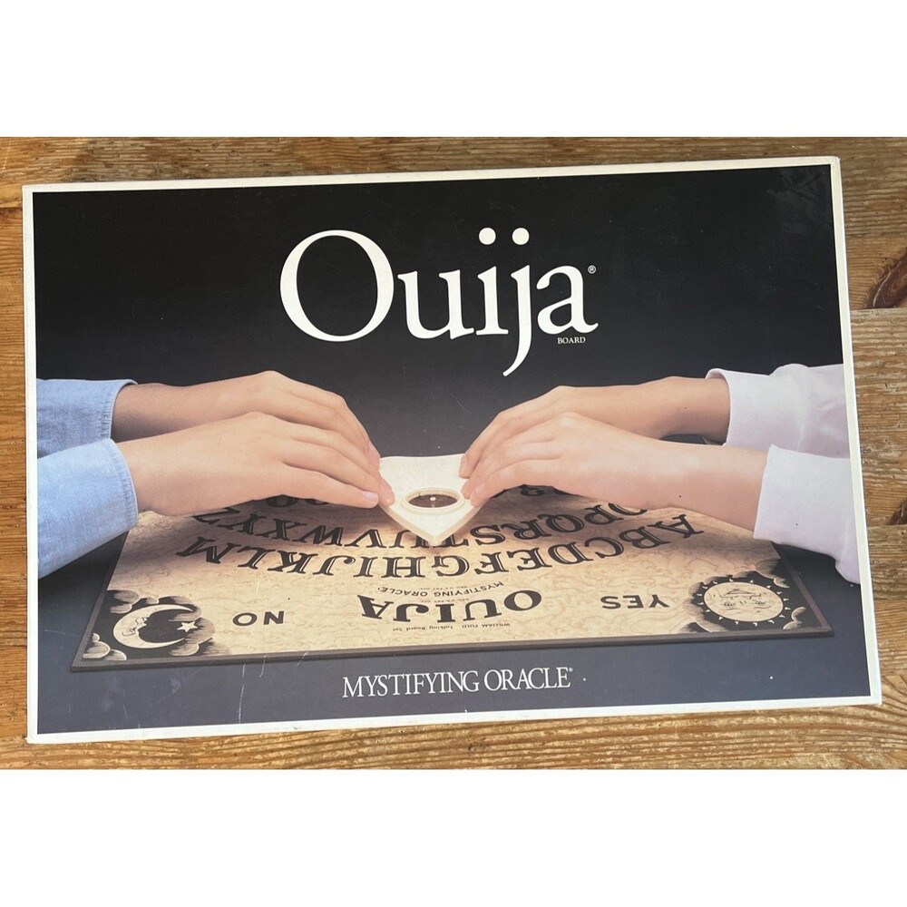 Ouija Board and Planchette Complete 1972 1992 Parker Bros Mystifying Oracle VTG
